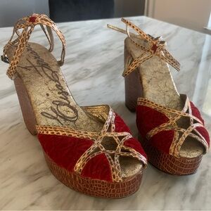 Elisa ferare 70s retro vintage shoes